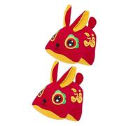SOPOTUTU 2 Piezas Juguete Peluche Adorable para Decoración y Año Chino Mascota Suave y Vivid