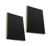 SOPOTUTU 2 Piezas Libros Ledger Book con Páginas Horizontales para Registro de Inventario Cuaderno de Contabilidad y Planificación Presupuestaria para Finanzas Personales y Pequeñas