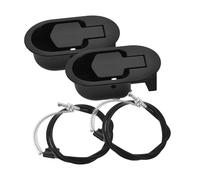 SOPOTUTU 2 Piezas Mango de Liberación para Sillón Reclinable Negro con Cable y Resorte Recambio Duradero para Sofá y Butacas Accesorio Práctico para Reparación