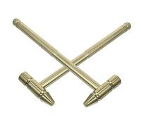 SOPOTUTU 2 Piezas Martillo de Latón Sólido Multifuncional con Destornillador Mini para Reparación Precisa de Relojes y Joyería Mango Ergonómico Antideslizante para Bricolaje y Técnico