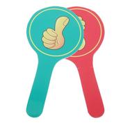 SOPOTUTU 2 piezas Paletas Dobles Reutilizables para Aula Tableros de Votación con Pulgar Abajo Interactivas para Competencias y Evaluación Clase Fácil