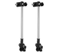 SOPOTUTU 2 Piezas Soporte para Paraguas de Bicicleta y Scooter Soporte Metálico Ajustable con Diseño de Liberación Rápida Manos Libres para Actividades al Aire Fácil Instalación y Portátil