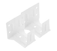 SOPOTUTU 2 Piezas Soportes para Persiana Vertical Blanca de Soportes Centrales para Guía de de Montaje Estables para Cortinas y Repuestos para con Diseño Mini Blanco