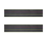 SOPOTUTU 2 Piezas Tiras Magnéticas para Pizarra Blanca Reutilizables para Práctica de Caligrafía con Formato Cuatro Líneas y Tres Cuadros Paquete de Unidades para Aula Homeschooling y