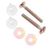 SOPOTUTU 2 Tornillos Para Tapa De Inodoro Tornillos De Alta Resistencia Para Inodoro Para Tanque Para Asiento De De Repuesto Para Tanque Herrajes