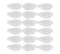 SOPOTUTU 20 Pares Almohadillas Nasales de Silicona Transparentes para Gafas de Sol Repuestos Antideslizantes para Puente Nasal Tamaño 05 X 03 Pulgadas Compatibles Reparación y Uso