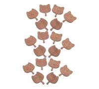 SOPOTUTU 20 Piezas Miniature Wooden Dollhouse Cutting Boards Realistic Mini Kitchen Trays Educational Toy and Decorative Home Accessory For Creative Play