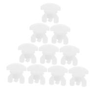 SOPOTUTU 20 Piezas Unidades Topes para Riel de Cortina de Alta Resistencia Deslizadores Precisos para Sistema de Cortinas Diseño Optimizado para Deslizamiento y Protección de Accesorios