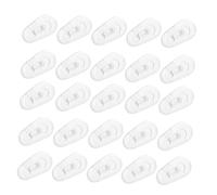 SOPOTUTU 200 Piezas Almohadillas Nasales de Silicona Unidades para Gafas Antideslizantes Diseño Plug-in Fácil de Instalar Compatibles con Puentes Nasales y Repuesto para Accesorios Ópticos