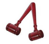 SOPOTUTU 2piezas Martillo De Juez para Accesorios De Disfraces De Justicia para Fiestas y Cosplay