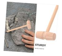 SOPOTUTU 3 Juegos Kit de Excavación para Martillo y Cepillo de Madera Juguete Educativo de Geología para Pequeños Arqueólogos de Habilidades Manuales y Exploración de Gemas