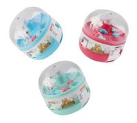 SOPOTUTU 3 Mini Máquinas de Garras, Juguetes de Dinosaurio sin Batería, Set de 3 Colores (Azul, Rojo, Verde), Mini Juguete Divertido para Fiestas Infantiles y Regalos Escolares