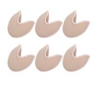 SOPOTUTU 3 Pares Almohadillas para Dedos de Ballet Transpirables Protectores de Punta con Tejido y Antideslizante para Zapatos de Ballet Calcetines Suaves Color Piel para Danza