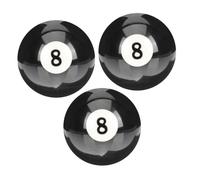 SOPOTUTU 3 Piezas Bola de Billar de Resina Profesional Bola de Práctica Redonda y Equilibrada para Entrenamiento Mesa de Billar Hogar y Torneos