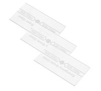 SOPOTUTU 3 Piezas Cubierta de Interruptor de Seguridad para Rotura de Vidrio Panel de Alarma contra Incendios Manual Repuesto Resistente para Sistemas Residenciales y Comerciales de Aviso