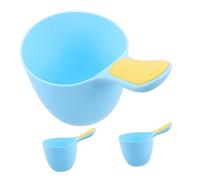 SOPOTUTU 3 Piezas Hair Wash Jug Reusable Plastic Bath Rinser With Ergonomic Handle For Newborn Shampoo And Hair Washing Soft Material Rinse Cups For Gentle Water Flow
