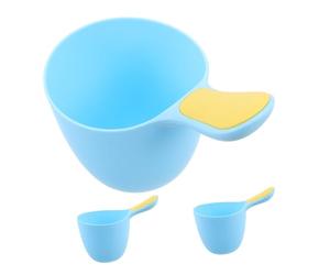 SOPOTUTU 3 Piezas Hair Wash Jug Reusable Plastic Bath Rinser With Ergonomic Handle For Newborn Shampoo And Hair Washing Soft Material Rinse Cups For Gentle Water Flow