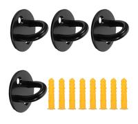 SOPOTUTU 4 Ganchos De Techo Tipo Swag Gancho De Pared Para Correa De Yoga Colgador De Fijación Para Bandas De Resistencia Anclaje Para Puerta Anclaje Para Correa De Yoga Acero