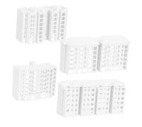 SOPOTUTU 4 Piezas Modelo de Edificios Miniatura para Decoración de Paisajes y Maquetas Plástico sin Pintar Accesorios para Mini Jardines y Escenarios DIY