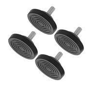 SOPOTUTU 4 Piezas Pies Regulables Antideslizantes para Muebles Pads de Goma Ajustables para Nivelar Equipos de Fitness Sofá y Mesa Soporte Antivibración de Unidades