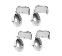 SOPOTUTU 4 piezas Protector para Perillas de Cocina de Seguridad para Bloqueo de Mandos de Gas Accesorio Resistente para Estufas y Hornos