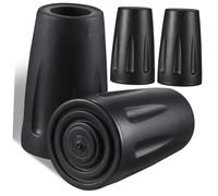 SOPOTUTU 4 Piezas Tapas Bastón Trekking Protector Antideslizante para Palos de Senderismo y para Bastones Caminata y Piedra
