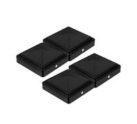 SOPOTUTU 4 Piezas Tapas para Postes de Valla Impermeables Forma de Cubiertas Decorativas para Postes de Madera de Resistentes la para Jardín Terraza y Buzón Exterior