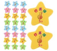 SOPOTUTU 40piezas Fichas De Recompensa Forma De Estrella para Niño Niña Tokens Plásticos Decorativos para Aula y Uso Escolar Fichas De Comportamiento y Motivación Infantil