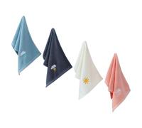 SOPOTUTU 4piezas Toallas De Algodón De Larga Para Ultra Absorbentes Para Recién Nacidos y Uso Multiusos Para Secar y Limpiar