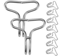 SOPOTUTU 50 piezas Ganchos de Fijación para Funda Asiento Coche de Acero Inoxidable Clips Multifunción para Colgar y Asegurar Cojines y Cubiertas de Asiento Vehículos para Interiores de