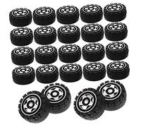 SOPOTUTU 50 Piezas Ruedas De Coche De Juguete Ruedas para Manualidades De Repuestos De Coche RC para Juguetes para Montaje DIY