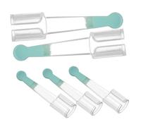 SOPOTUTU 5piezas Cuchara para Oídos de Transparente Tapones de Repuesto Accesorio para Remover Cerumen Suministros para Limpieza de Oídos para Cuidado Personal Casa