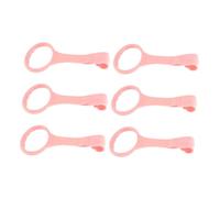 SOPOTUTU 6 Piezas Anillas para Niña Rosa Soporte Seguro para Parque y Cuna Ayuda para Fortalecer la Marcha Equilibrio del Fácil Instalación Casa