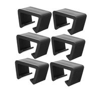 SOPOTUTU 6 Piezas Clips de Fijación para Muebles de Patio de Clips Antideslizantes de Plástico Robusto para Sofá Exterior Seccional Conexión Segura para Muebles de Ratán Jardín