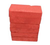 SOPOTUTU 6 Piezas Ladrillos de Espuma Simulación Realista para Utilería Teatral y Cinematográfica Accesorios para Magos y Bromas Bloques de Construcción para Color Rojo