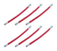 SOPOTUTU 6 Piezas Manguera de Extensión para Bomba de Bicicleta con Adaptador de Válvula Americana Ligera y Compacta Resistente al Desgaste para Inflado Rápido Bicicletas de Montaña y