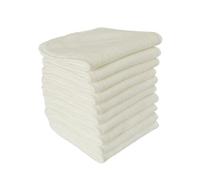 SOPOTUTU 6 piezas Pañales Reutilizables de Bambú Natural Absorbentes Inserciones Lavables para Color Beige Protección contra Fugas y Transpirable