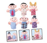 SOPOTUTU 6piezas Juguetes De Marionetas De Mano Marionetas Interesantes para Contar Historias Juguete De rol para Padres Hijos para Interacción Familiar