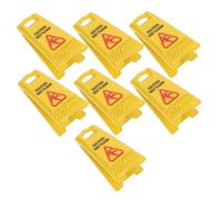 SOPOTUTU 7 Piezas Miniatura Suelo Mojado para Casita Muñecas con Diseño Realista y Advertencia de Seguridad para Decoración Jardín Miniatura