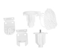 SOPOTUTU Accesorios para persianas enrollables, Mecanismo de Embrague de Pom, Soporte y Cadena, 1 Juego, Color Blanco, construcción fiable para Cortinas enrollables