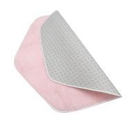 SOPOTUTU Alfombrilla para Hexagonal de Terciopelo Cojín Acolchado para Tienda de Campaña Infantil Alfombra para Gatear y Decorar Habitación de Bebés y Guardería Color Rosa