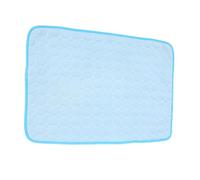 SOPOTUTU Alfombrilla Refrescante para Perros y Gatos Colchoneta Portátil Verano Transpirable Lavable Adaptable Suelos Sofás y Coches Azul
