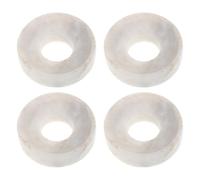 SOPOTUTU Alfombrillas Térmicas de Jade para Moxibustión 4 Piezas, Base Antideslizante Resistente al Calor, Almohadillas Aislantes para Terapia de Acupuntura y Relajación en Spa