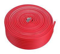 SOPOTUTU Almohadilla Autoadhesiva para Escaleras de Litera Espuma Doble Capa Color Rojo Intenso 5 Metros Protección Antideslizante para Escalones de Dormitorio y Cama Funda Gruesa