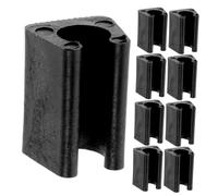 SOPOTUTU Almohadillas para Patas De Sillas En Forma De u De Plástico Antideslizantes, Protectores para Muebles sobre Pisos De Madera, 24 Piezas, Uso para Oficina y Hogar