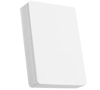 SOPOTUTU Baraja Cartas Póker Blancas para Escribir Dobles Papel Grueso Resistente para DIY y Familiares