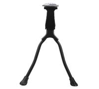 SOPOTUTU Bicicleta Doble Soporte Ajustable Plegable Caballete Lateral Estable para Bicicletas o Negro Aluminio