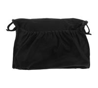 SOPOTUTU Bolsa Organizadora para Carrito Negro Grande Capacidad Doble Bolsillo Delantero Oxford Resistente Colgante para Pañales y Almacenamiento Fácil Compatible con Cochecitos Estándar