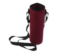 SOPOTUTU Bolsa Portabotellas Aislada con Correa Ajustable Soporte Estable Antideslizante para Botellas de Acero o Plástico para Gimnasio Senderismo y Actividades