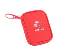 SOPOTUTU Bolsa Portátil De Primeros Auxilios Pequeña Maletín De Emergencia Para Viaje Diseño Compacto y Resistente Para Guardar Medicamentos y Suministros De Enfermería Color Rojo